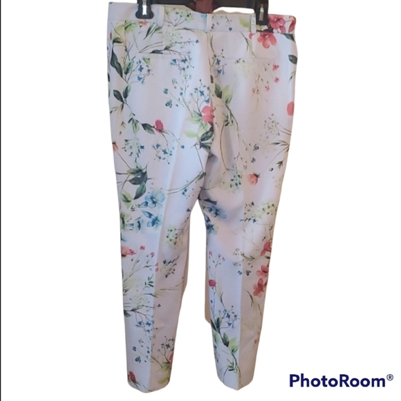 Worthington White Floral Pants - Picture 5 of 9